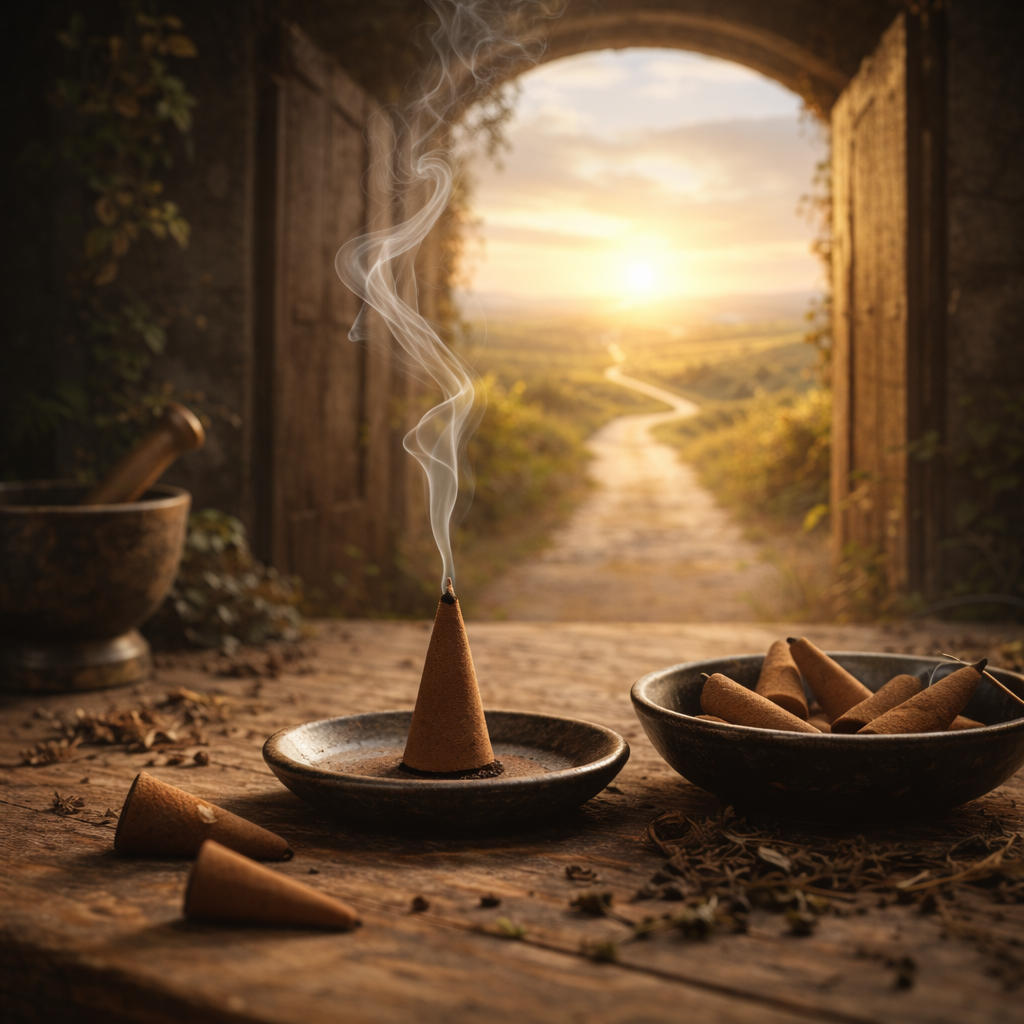 encens_cones_ouverture_de_route