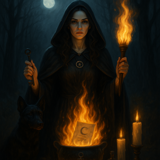 Service Spirituel de Feu : Bénédictions Personnalisées avec la Puissante Hécate