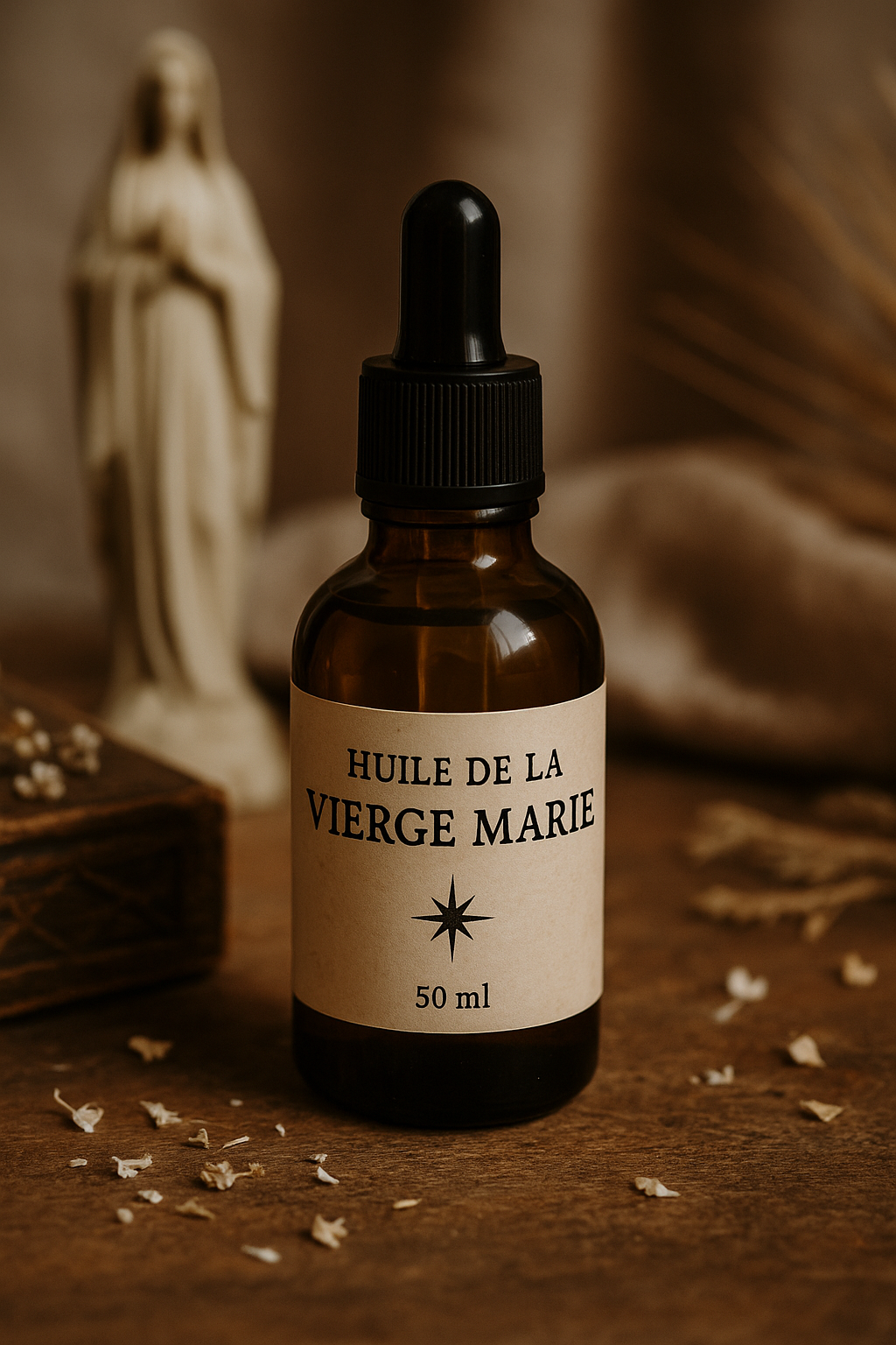 huile vierge marie