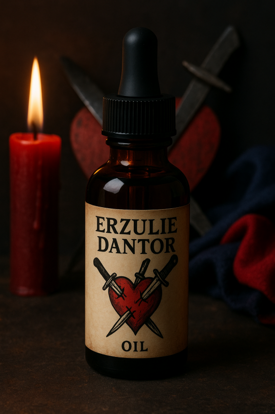 Huile mystique Erzulie Dantor 50ml (protection de la famille, protection, chance)