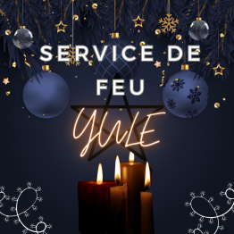 Service de feu du solstice d'hiver (Yule)