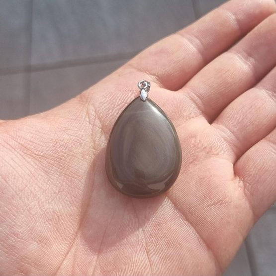 Pendentif Obsidienne Oeil Céleste (pièce unique) – Image 2