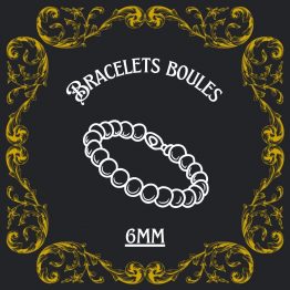 Bracelets boules 6mm