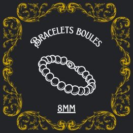Bracelets boules 8mm