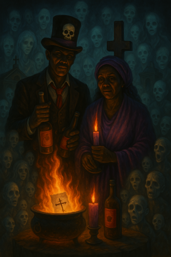 Service de Feu à Baron Samedi & Maman Brigitte (contact avec nos ancêtres ou un mort)