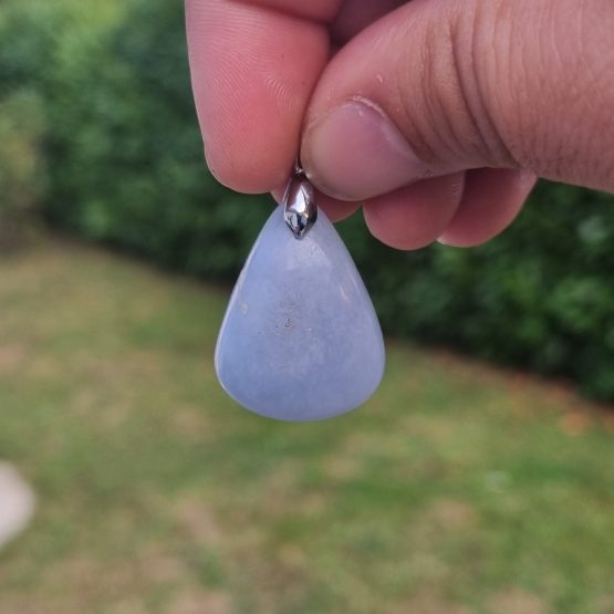 Pendentif Angélite (pièce unique)