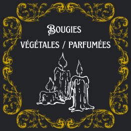 Bougie végétales / parfumées