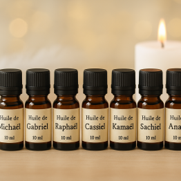 Kit des 7 Huiles Angéliques – Protection, Guidance & Bénédictions ( 10ml)