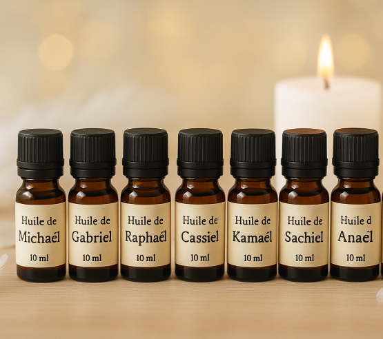 Kit des 7 Huiles Angéliques – Protection, Guidance & Bénédictions ( 10ml)