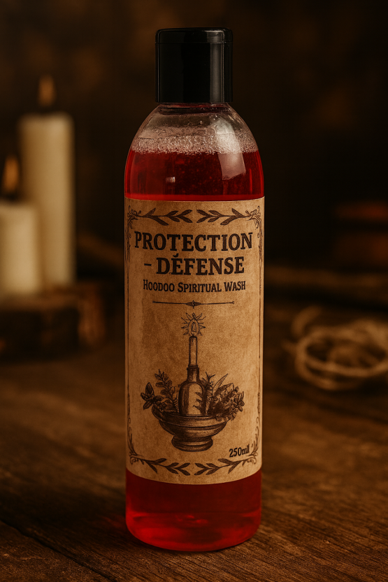 Wash Hoodoo Protection & Défense – Purification & Barrière Spirituelle 250ml