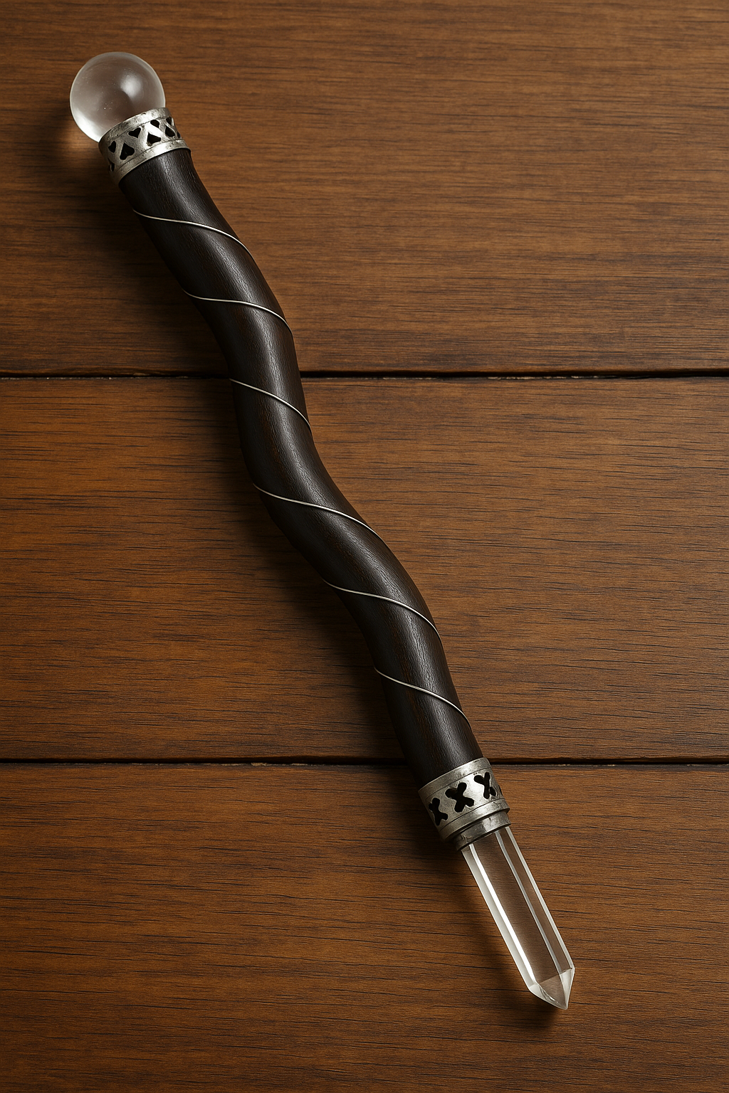 baguette bois cristal