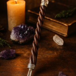 Baguette Spirale Cristalline – Amplification & Circulation Énergétique