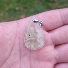 Pendentif Prehnite (pièce unique)