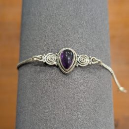 Bracelet Améthyste + argent 925