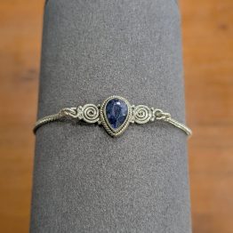 Bracelet Saphir + argent 925