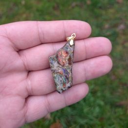 Pendentif Ammolite (pièce unique)