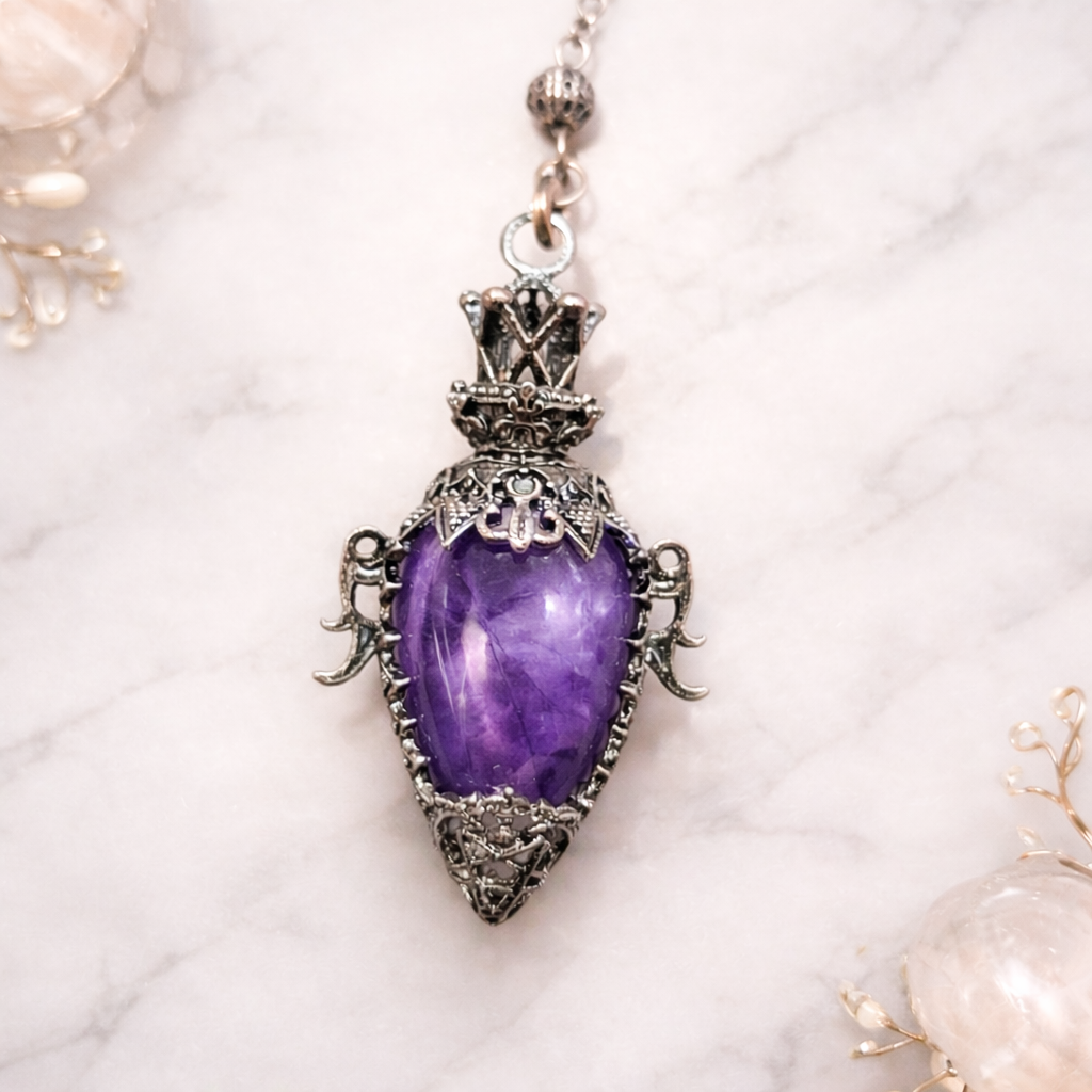 pendule_antique_amethyste