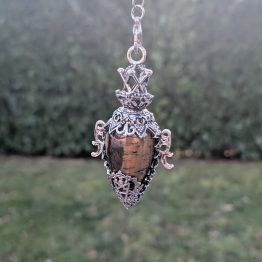 Pendule Antique Oeil de tigre