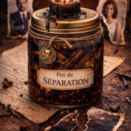 Pot de séparation ( provoque la rupture ou la dissolution d'un lien ou de deux personnes)