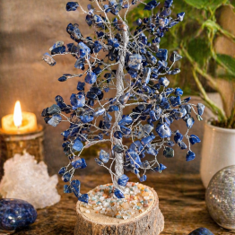 Arbre en Lapis-Lazuli – Clarté, Intuition et Ouverture des Perceptions