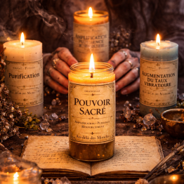 Bougie chargée Pouvoir Sacré (Amplification, Puissance, Renforcement)