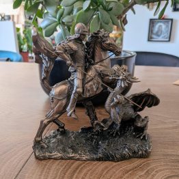Statue St Georges 18cm (chargée lors du rituel du 23 avril - Pièce unique)