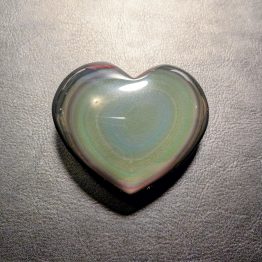 Obsidienne oeil céleste - Coeur (pièce unique, ref OOC2)