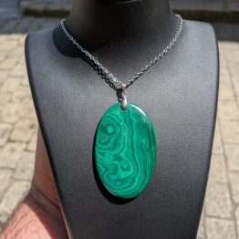 Pendentif Malachite 6cm (pièce unique)
