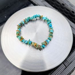 Bracelet baroque Turquoise africaine