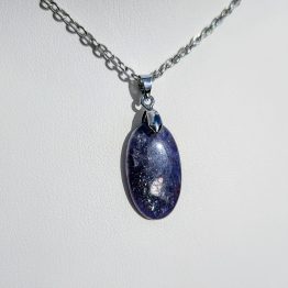 Pendentif Iolite "Sunstone" (pièce unique)
