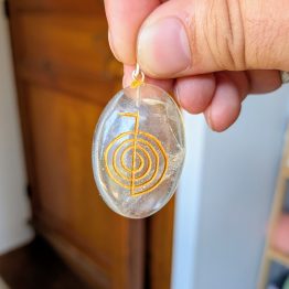 Pendentif "Chokurei" en Cristal de roche