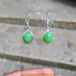 Boucles d'oreilles en Jade (pièce unique)