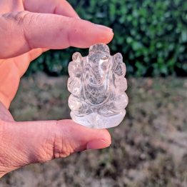 Cristal de roche - Ganesh (pièce unique)