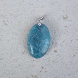 Pendentif Apatite bleue (pièce unique)