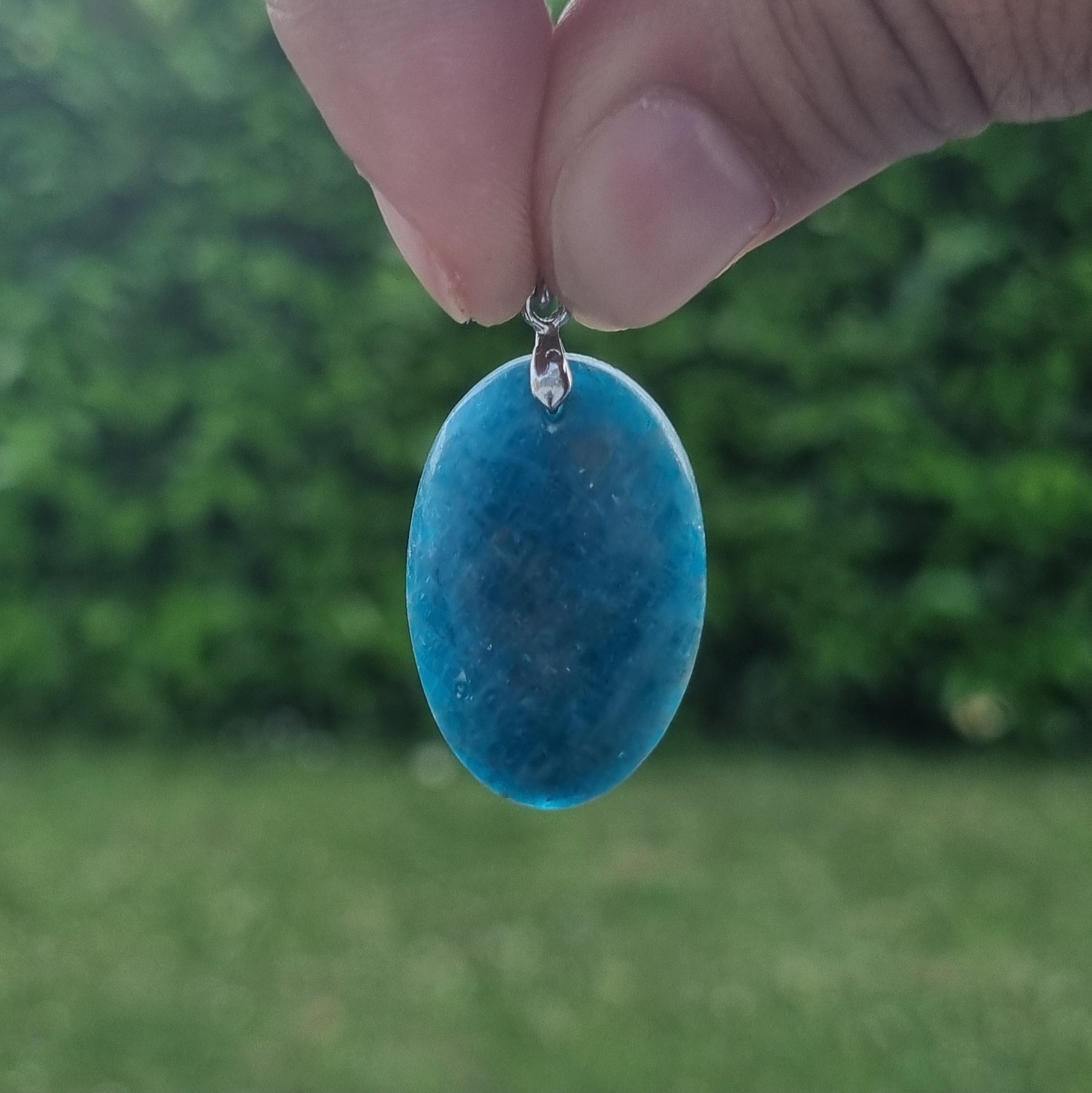 Pendentif Apatite bleue (pièce unique) – Image 2